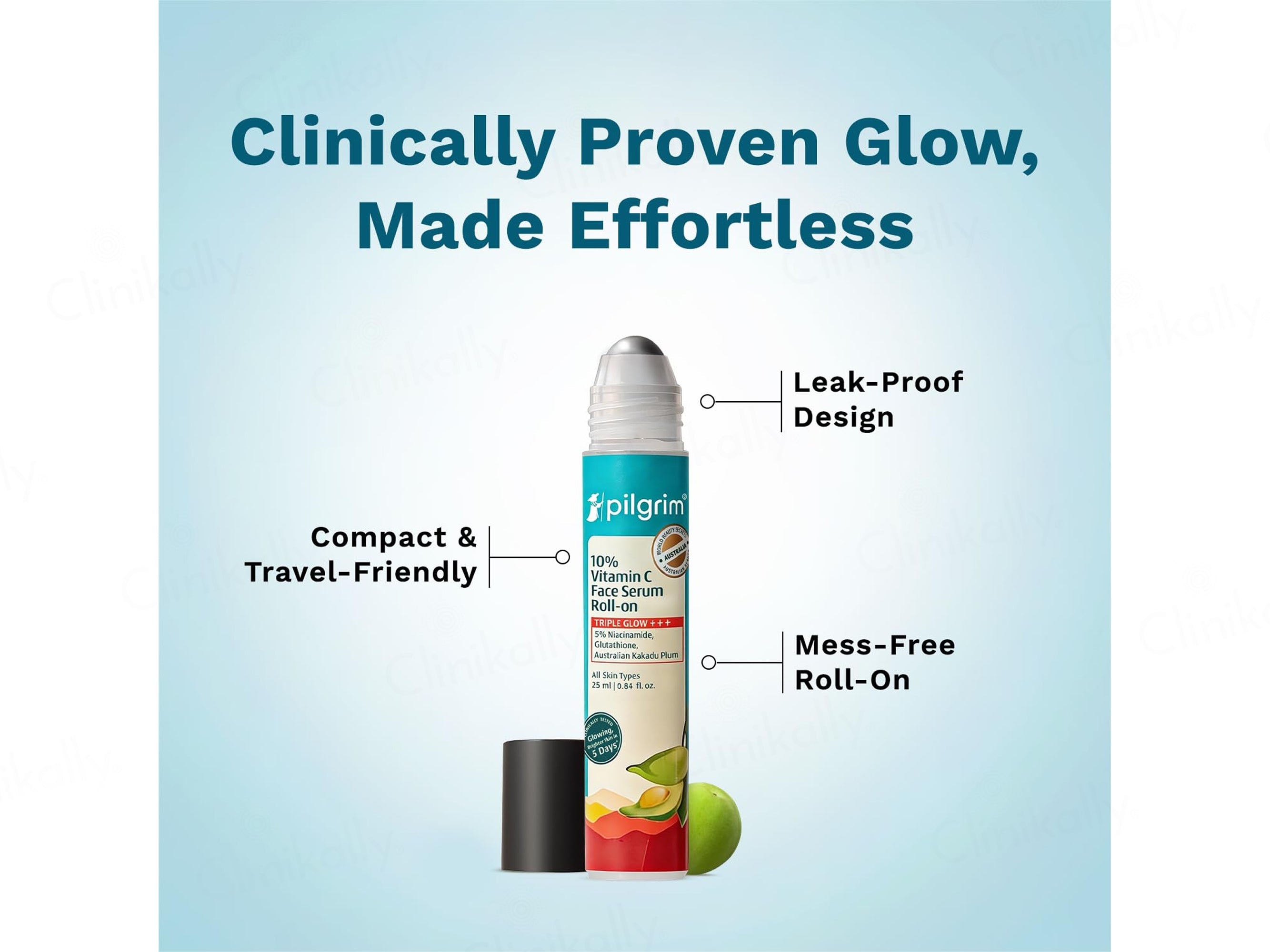 Pilgrim 10% Vitamin C Face Serum Roll-On